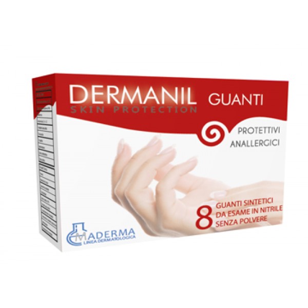 DERMANIL Guanti 8pz