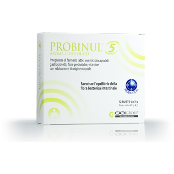 PROBINUL 5 12 Buste 5g Ciocc PROBINUL 5 12 Buste 5g Ciocc