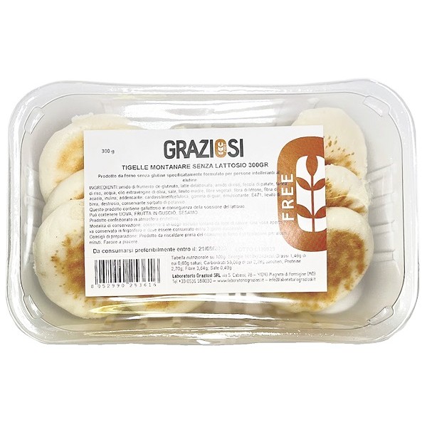 GRAZIOSI Tigelle Montanara300g GRAZIOSI Tigelle Montanara300g
