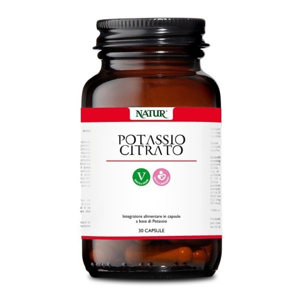 POTASSIO Citrato 30 Cps NATUR POTASSIO Citrato 30 Cps NATUR
