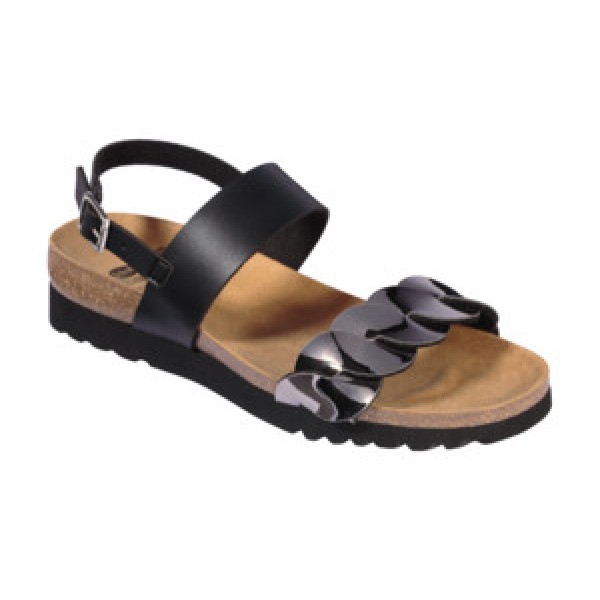 JADA SANDAL SYNT BLACK/PEWTE37