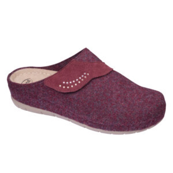 BRUGES FELT+SUEDE W BORDEAUX37