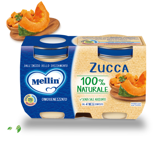 OMO MELLIN Zucca 2x125g