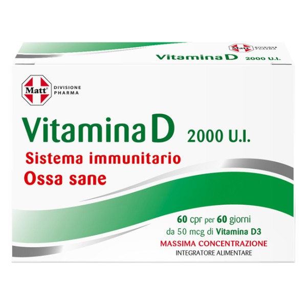MATT PHARMA Vitamina D 60Cpr MATT PHARMA Vitamina D 60Cpr
