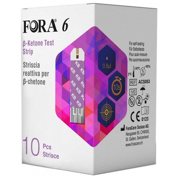 FORA*6 Strisce Ketoni 10pz