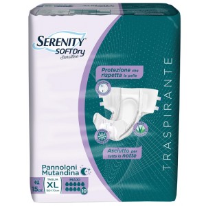 SERENITY Pann.Mut.SD MxXL 15pz