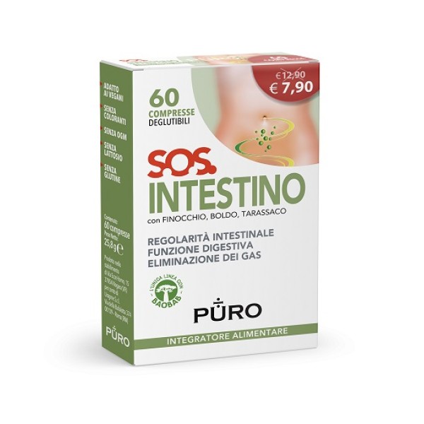 PURO SOS Intestino 60Cpr Degl. PURO SOS Intestino 60Cpr Degl.