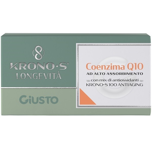 GIUSTO KRONOS Coenz.Q10 20Cpr GIUSTO KRONOS Coenz.Q10 20Cpr