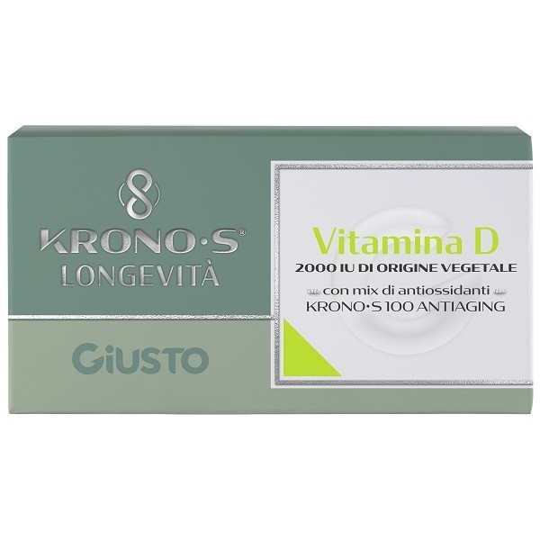 GIUSTO KRONOS Vit.D Veg.30Cpr GIUSTO KRONOS Vit.D Veg.30Cpr