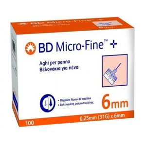 BD MICROFINE 100 Aghi 31g 6mm
