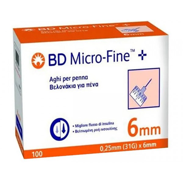 BD MICROFINE 100 Aghi 31g 6mm