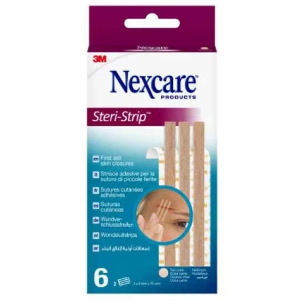 STERI STRIP SKIN 6X75MM 6STR STERI STRIP SKIN 6X75MM 6STR