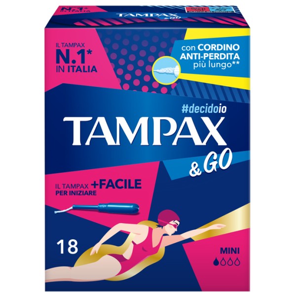 TAMPAX&GO Mini*18pz TAMPAX&GO Mini*18pz