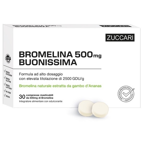 BROMELINA 500 BUONISSIMA 30Cpr BROMELINA 500 BUONISSIMA 30Cpr