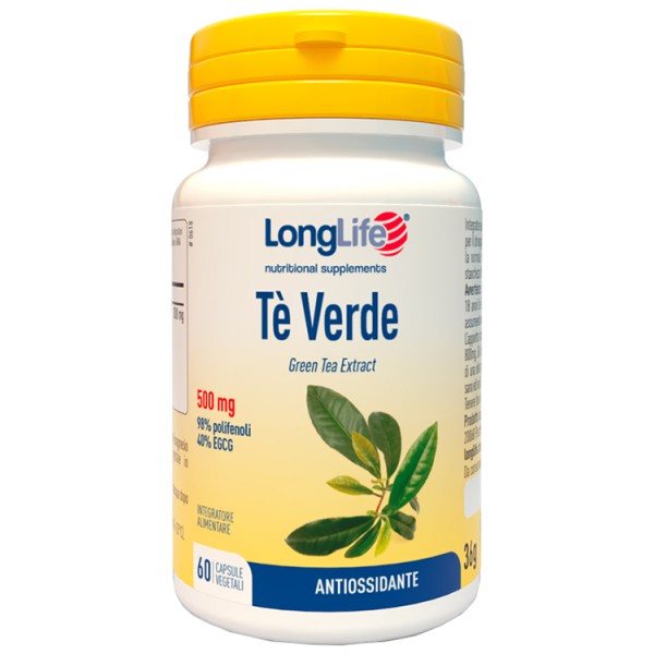 LONGLIFE TE VERDE 60 Cps 500mg LONGLIFE TE VERDE 60 Cps 500mg
