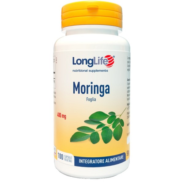LONGLIFE MORINGA 400mg 100Cps LONGLIFE MORINGA 400mg 100Cps