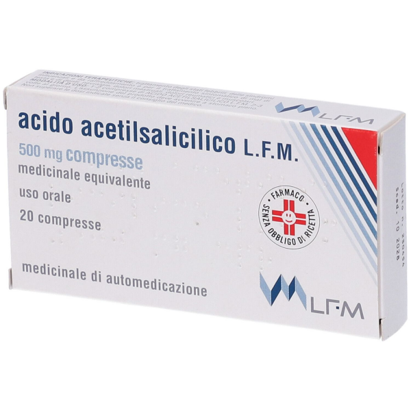 ACIDO ACETILSALIC LFM*20CPR500