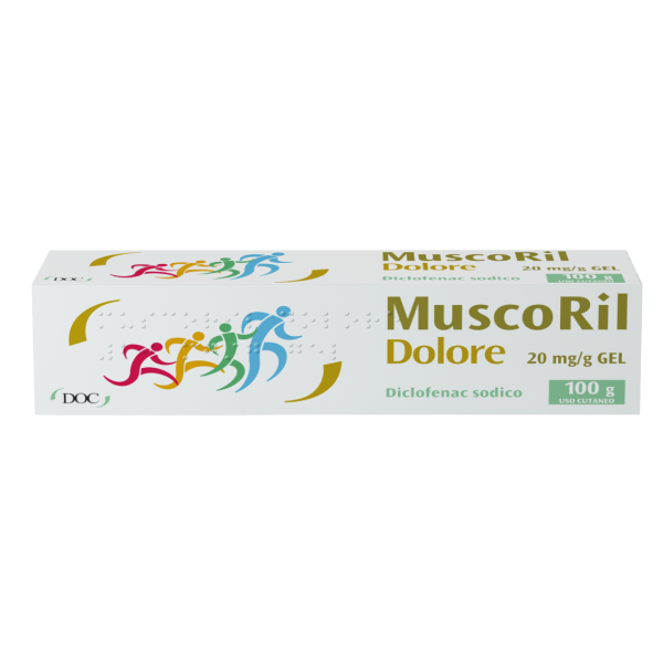MUSCORIL DOLORE*GEL100G 20MG/G