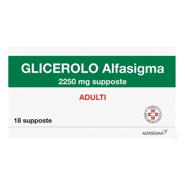 GLICEROLO ALFA*AD 18SUPP2250MG