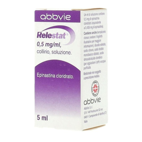 RELESTAT*COLL FL 5ML 0,5MG/ML
