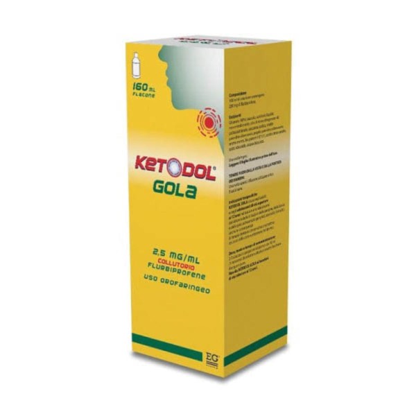 KETODOL GOLA*COLLUT FL 160ML