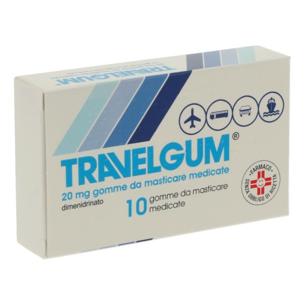 TRAVELGUM*10GOMME MAST 20MG