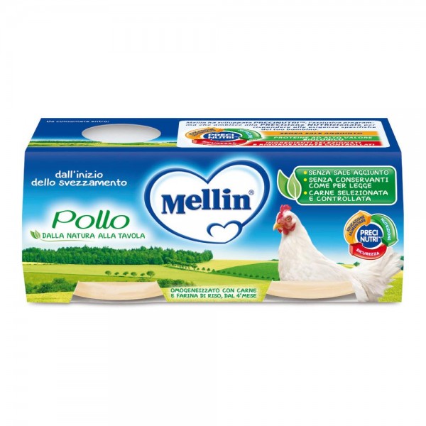 MELLIN OMOG POLLO 2X80G