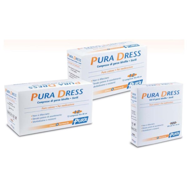 PURA DRESS Garza 18x40 12pz PURA DRESS Garza 18x40 12pz