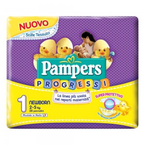 PAMPERS PROG.N/Baby1(2-5)28pz