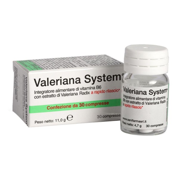 VALERIANA SYSTEM 30 Cpr VALERIANA SYSTEM 30 Cpr