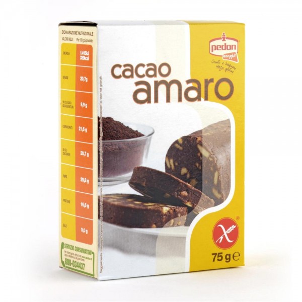 EASYGLUT Cacao Amaro S/G 75g