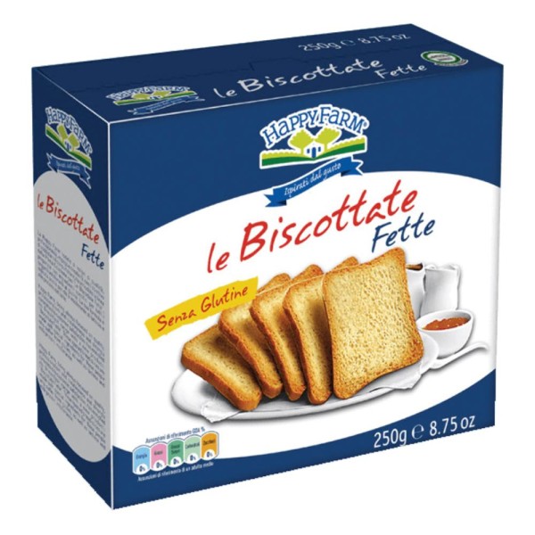 HAPPY FARM Fette Biscott.250g HAPPY FARM Fette Biscott.250g