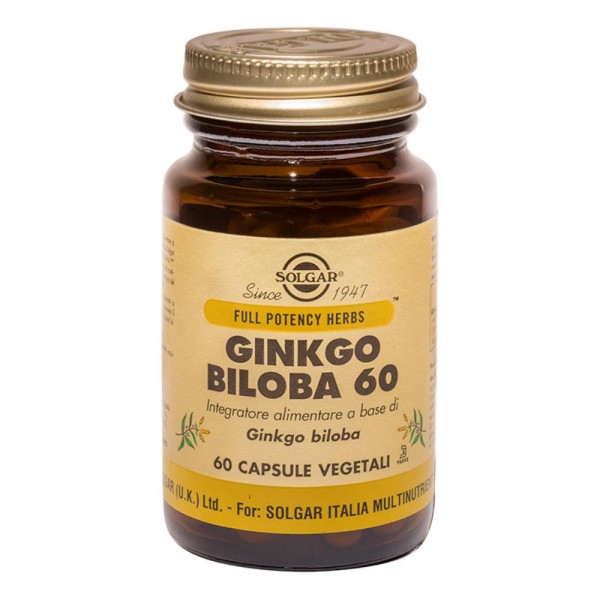 GINKGO BILOBA 60 Cps SOLGAR