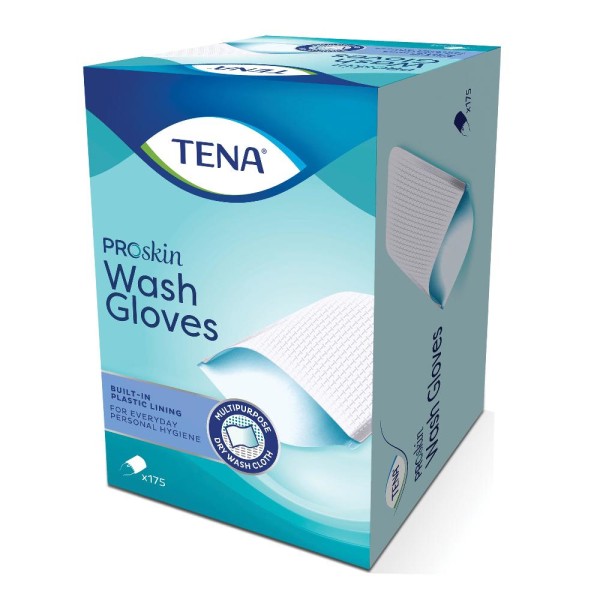 TENA WASH Glove C/Barr. TENA WASH Glove C/Barr.