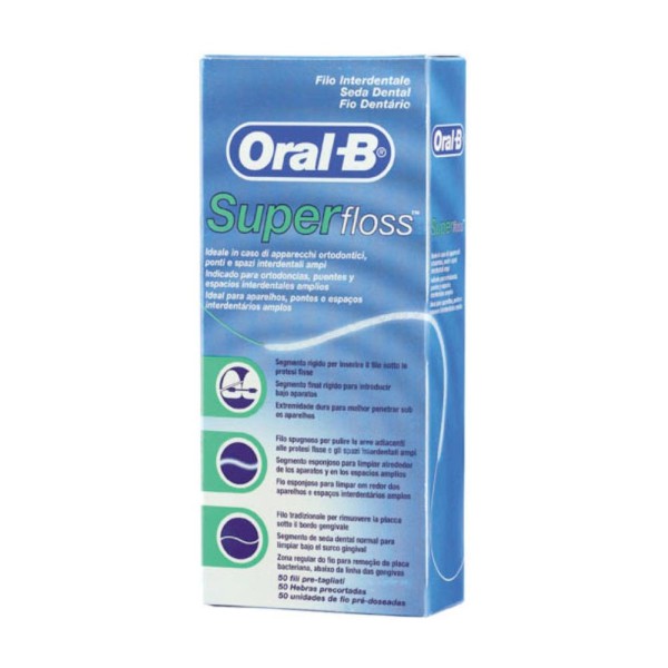 ORALB SUPERFLOSS 50FILI ORALB SUPERFLOSS 50FILI