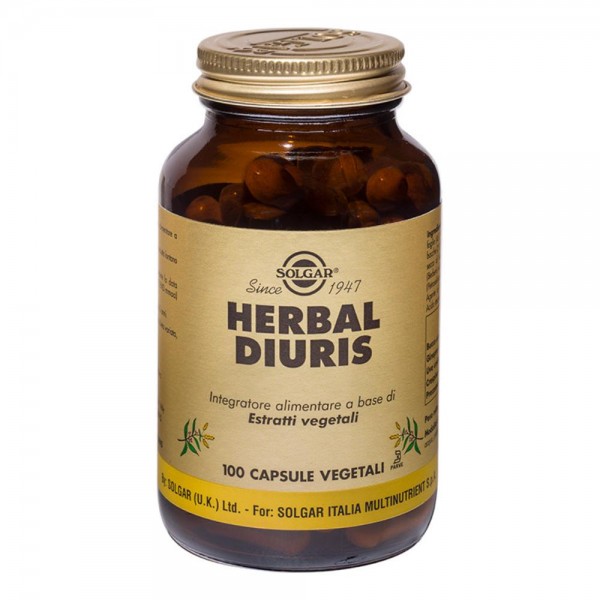 HERBAL DIURIS 100 Cps SOLGAR