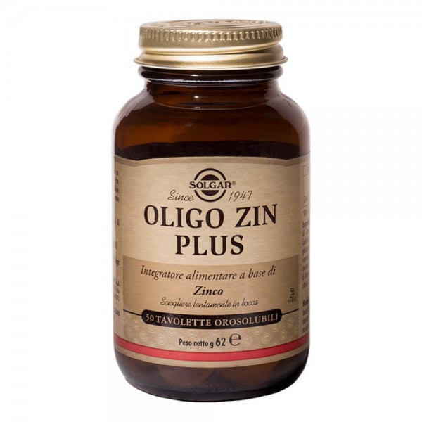 OLIGO ZIN Plus 50 Tav.SOLGAR