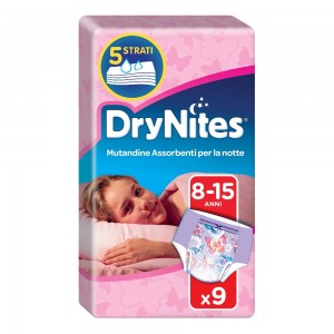 DRYNITES Girl 27-57Kg L  9pz