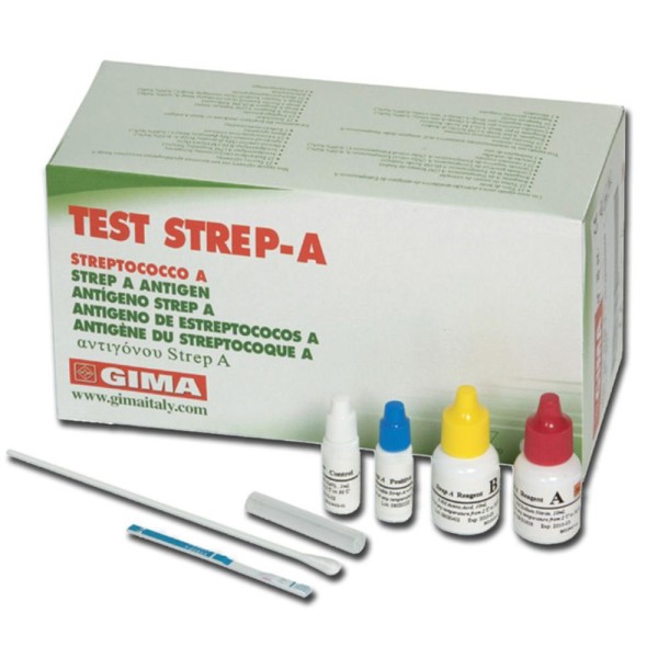 TEST STREP-A Streptococco 25St TEST STREP-A Streptococco 25St