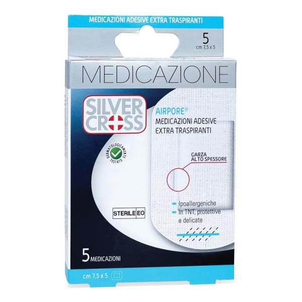 SILVERCROSS AIRPORE 7,5X5CM SILVERCROSS AIRPORE 7,5X5CM