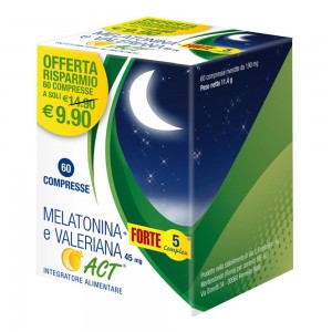 MELATONINA ACT1MG+VALER 5FT 60