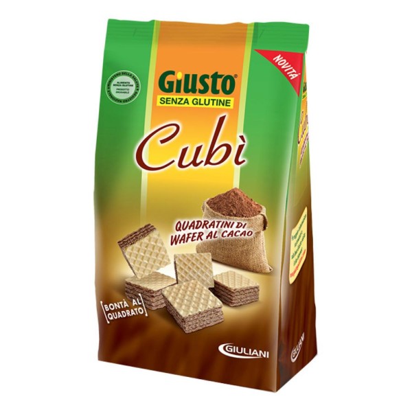 GIUSTO S/G CUBI' WAFER CA 175G GIUSTO S/G CUBI' WAFER CA 175G