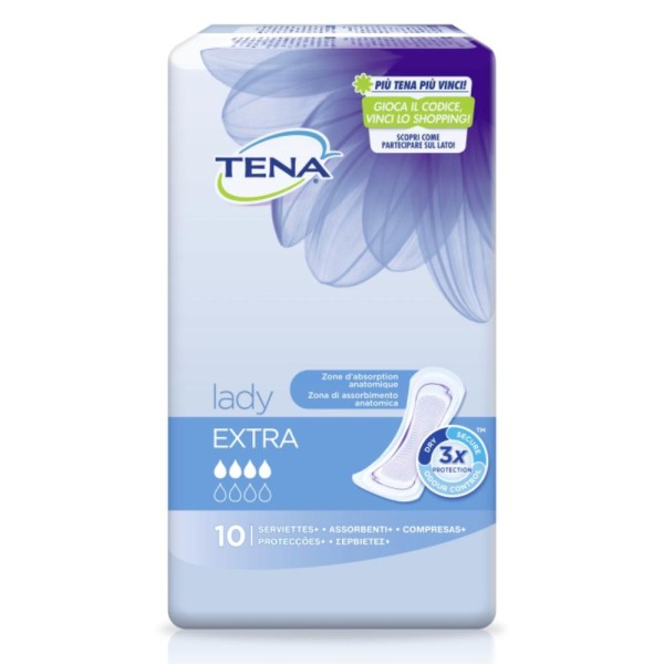 TENA DISCREET EXTRA 10PZ TENA DISCREET EXTRA 10PZ