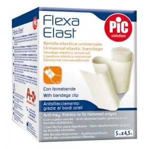 FLEXA ELAST Benda Bianca12x4,5