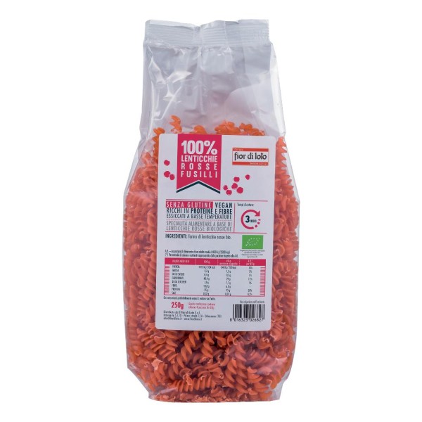 FdL Lenticchie Rosse Fusilli FdL Lenticchie Rosse Fusilli