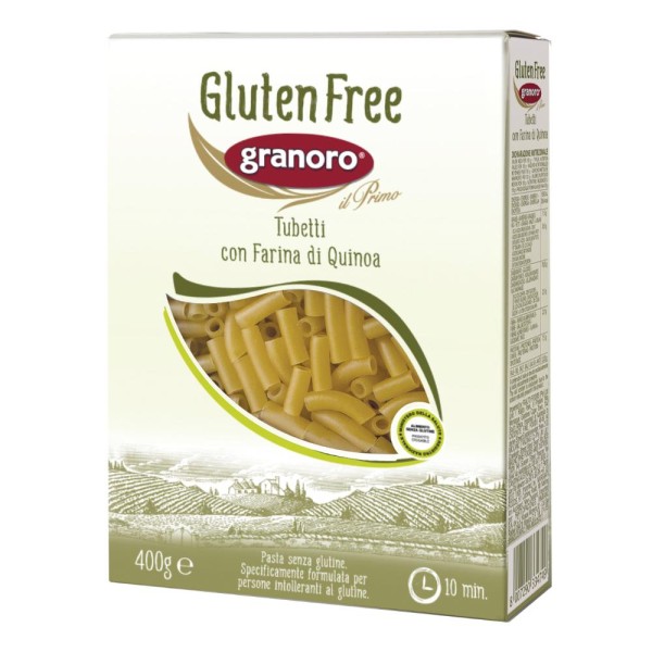 GRANORO Pasta S/G Tubetti 400g GRANORO Pasta S/G Tubetti 400g