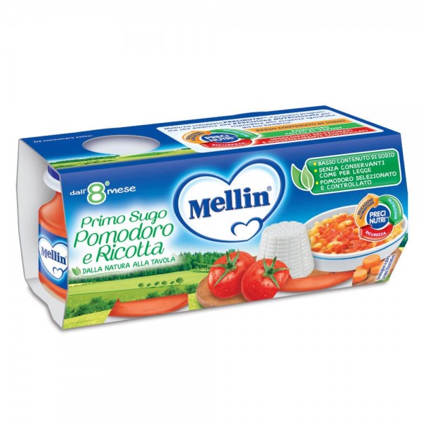 MELLIN PRIMO SUGO POM/RIC2X80G