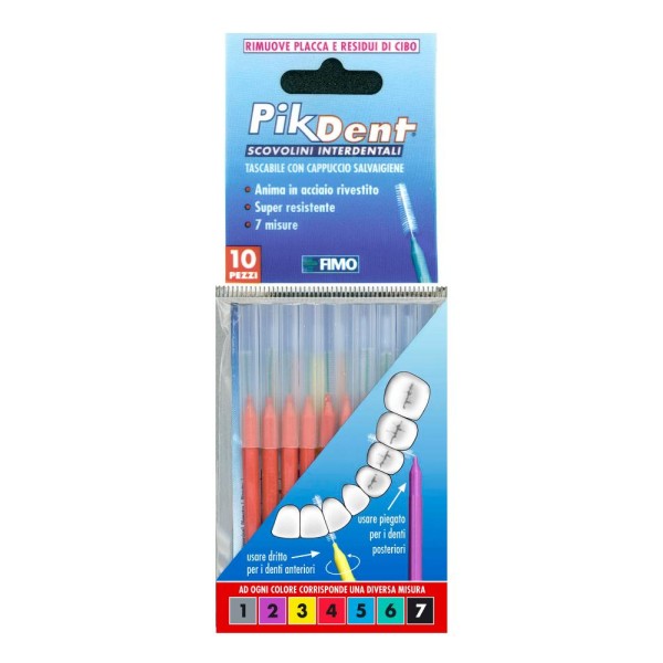 PIKDENT Scov.4 Rosso 0,7mm10pz PIKDENT Scov.4 Rosso 0,7mm10pz