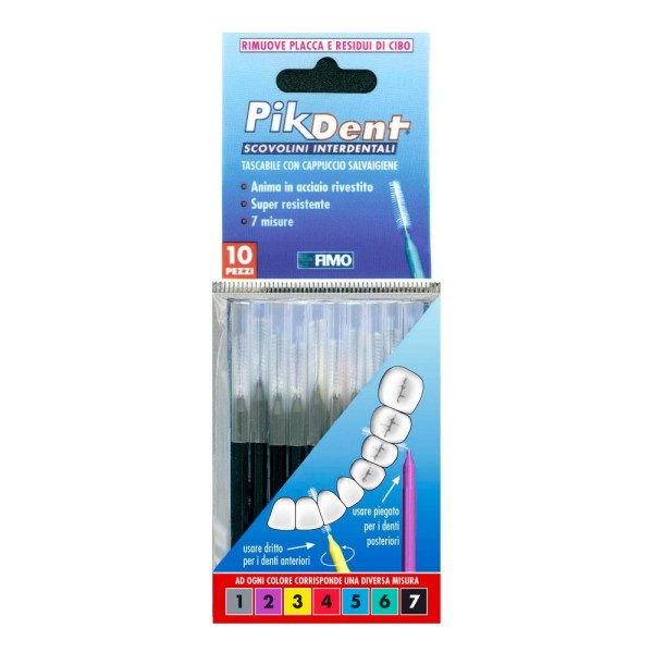 PIKDENT Scov.7 Nero 1,2mm 10pz PIKDENT Scov.7 Nero 1,2mm 10pz