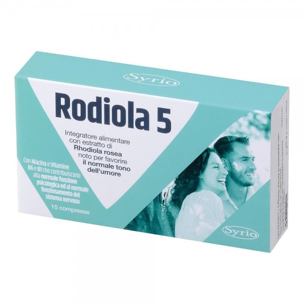 RODIOLA 5 15 Cpr         SYRIO